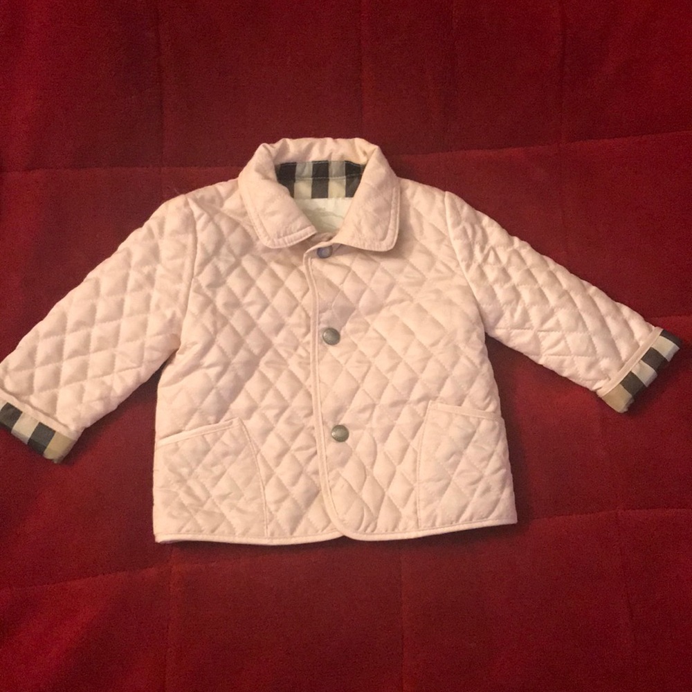 FINAL price drop girls BURBERRY quilted jacket